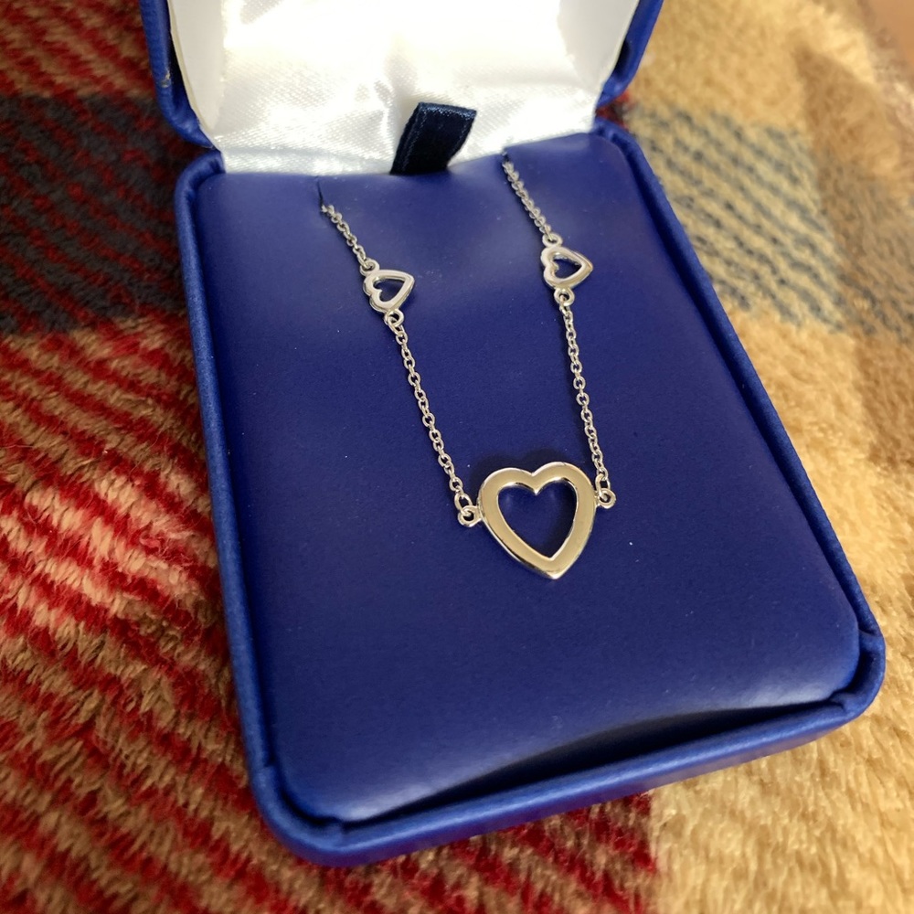 Sterling Silver Heart Bracelet